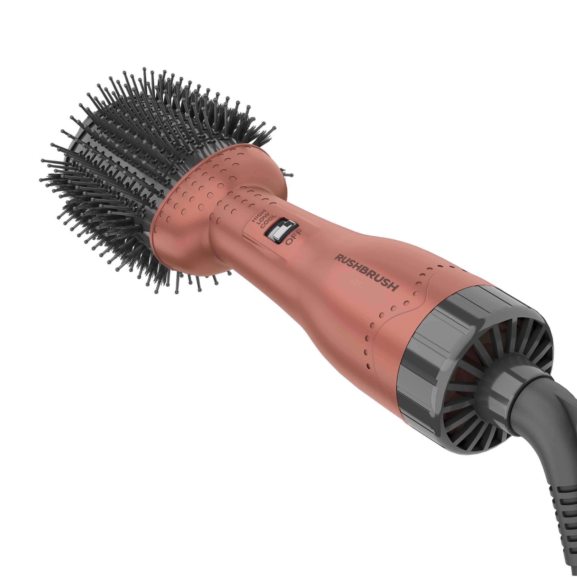 Rush Brush V2 Pro Hair Volumizer, Rose Gold - 1300W Rush Brush V2 Pro Hair Volumizer, Rose Gold - 1300W